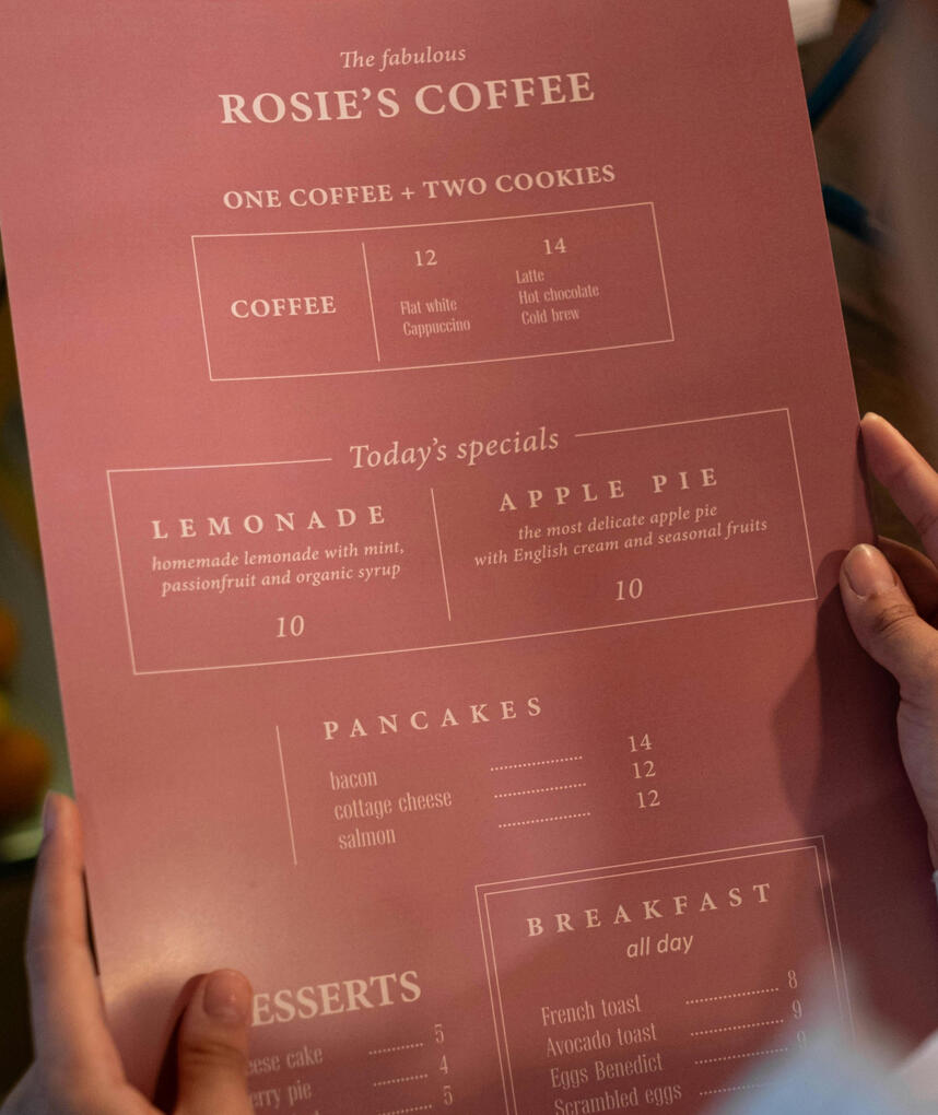 Menus starting at $19